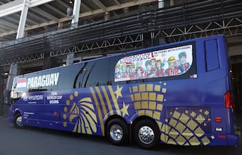 Yolanda Rodgers vio su dibujo en el bus de la selección paraguaya.