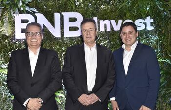 Antonio Valda, Pablo Bedoya y Sergio Gayoso.