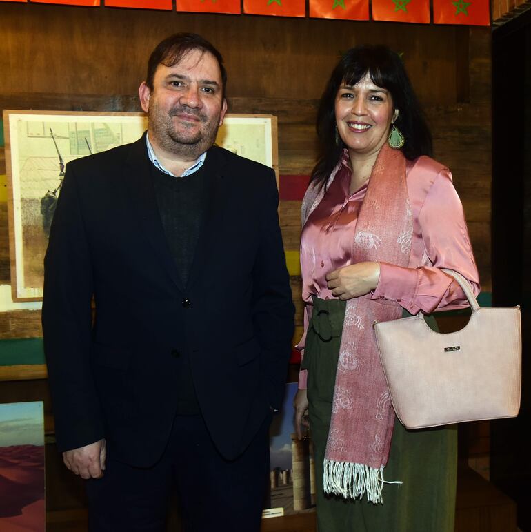 Hugo Bogado y Vivian López.