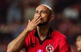 Cocoliso González (30 años), goleador del Tijuana y la Liga mexicana.