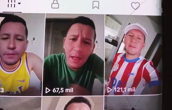 Chaqueñito en su cuenta de Facebook promocionando su cuenta de Tiktok.