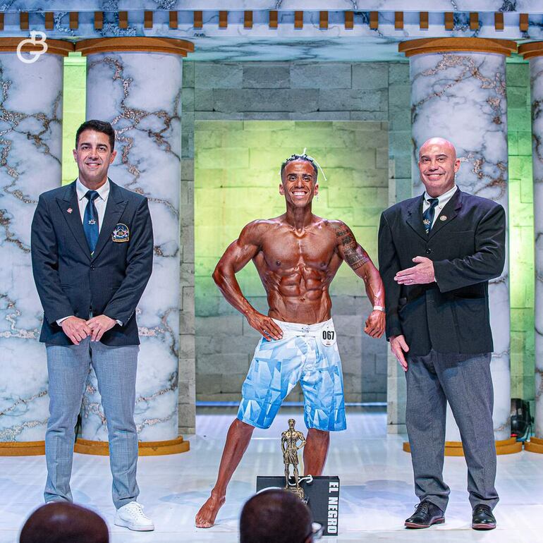 Hugo Céspedes fue el mejor en la rama masculina.