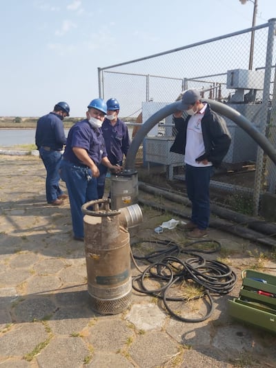 Plan de contingencia por la bajante del río Paraguay.