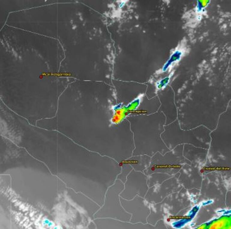 Imagen satelital de Meteorología.