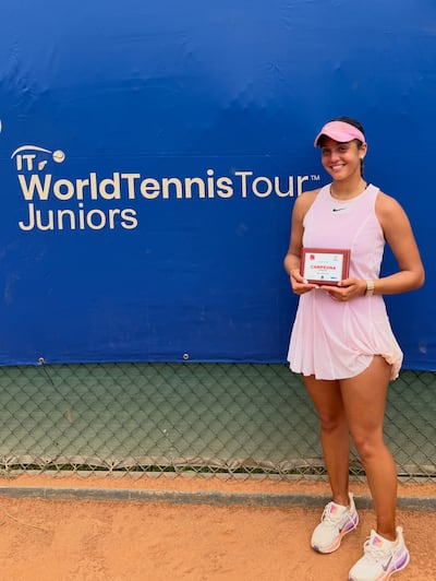 Catalina Delmás conquistó en Colombia su título más importate en su carrera.