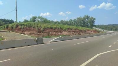 Desde el kilómetro 55 hasta el 60 de la ruta PY02 no hay iluminación.