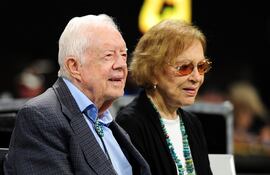 El ex presidente Jimmy Carter y su esposa Rosalynn