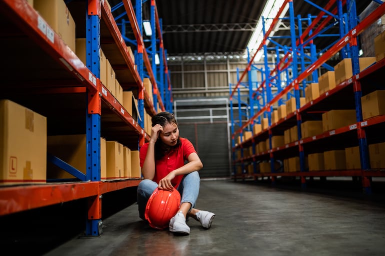 Concepto de estrés laboral.