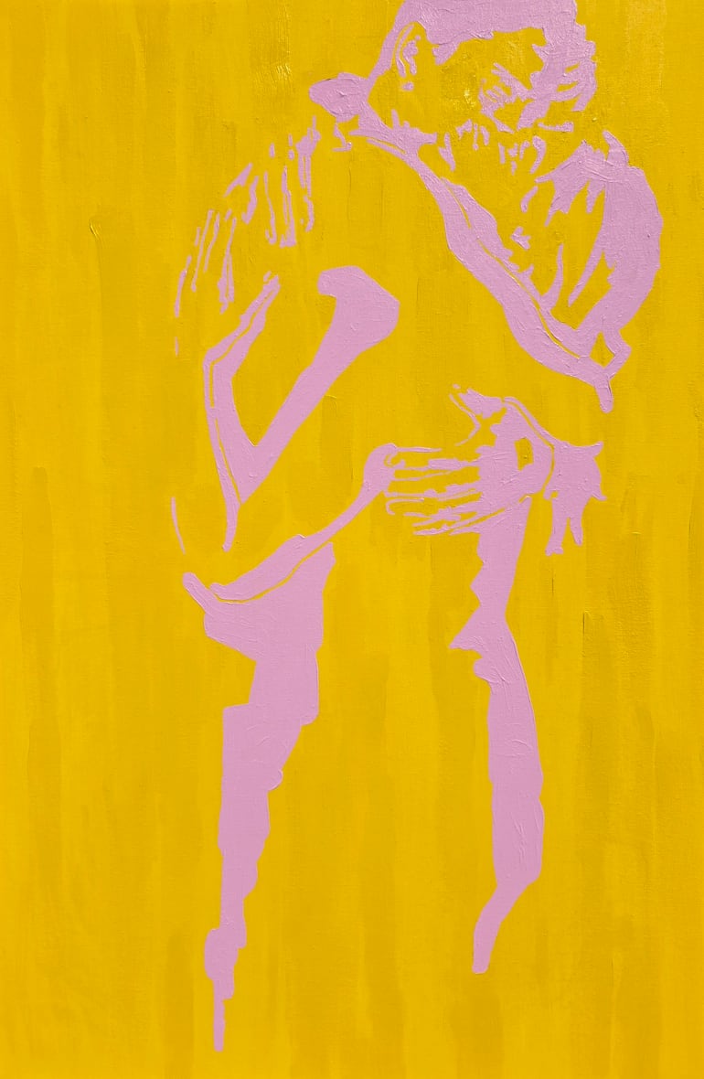 Fernando Amengual: "Compulsión", óleo sobre lienzo, 80x90, 2026.