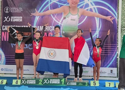 La delegación paraguaya tuvo una destacada actuación en el Campeonato Sudamericano USAG 2025, celebrado en la ciudad de Medellín, Colombia