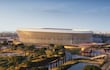 El proyecto para el nuevo estadio de la AS Roma, ubicado en la zona de Pietralata.