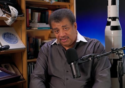 Neil deGrasse Tyson en un episodio de Startalk.