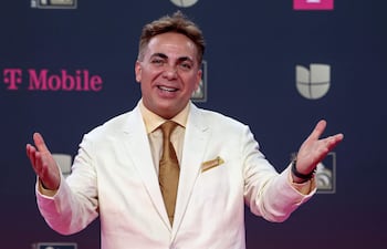 El cantante mexicano Cristian Castro. (Giorgio Viera / AFP)