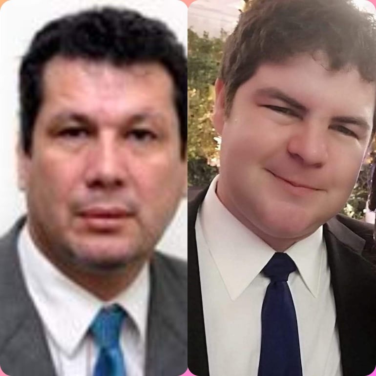 Precandidatos de la oposición: Edgar Venialgo y Juan Aurelio Bobadilla.