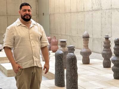 Jorge Enciso, ceramista paraguayo.