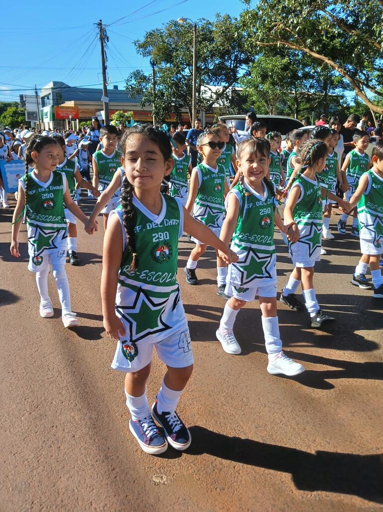 Niños de Pedro Juan Caballero, marcharon por el Día Mundial de la Infancia.