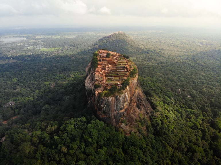 Sigiriya, Sri Lanka: la Roca del León.