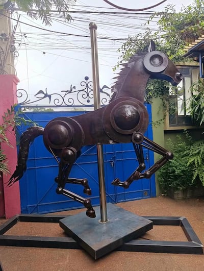 Escultura ecuestre de Juan Pablo Pistilli