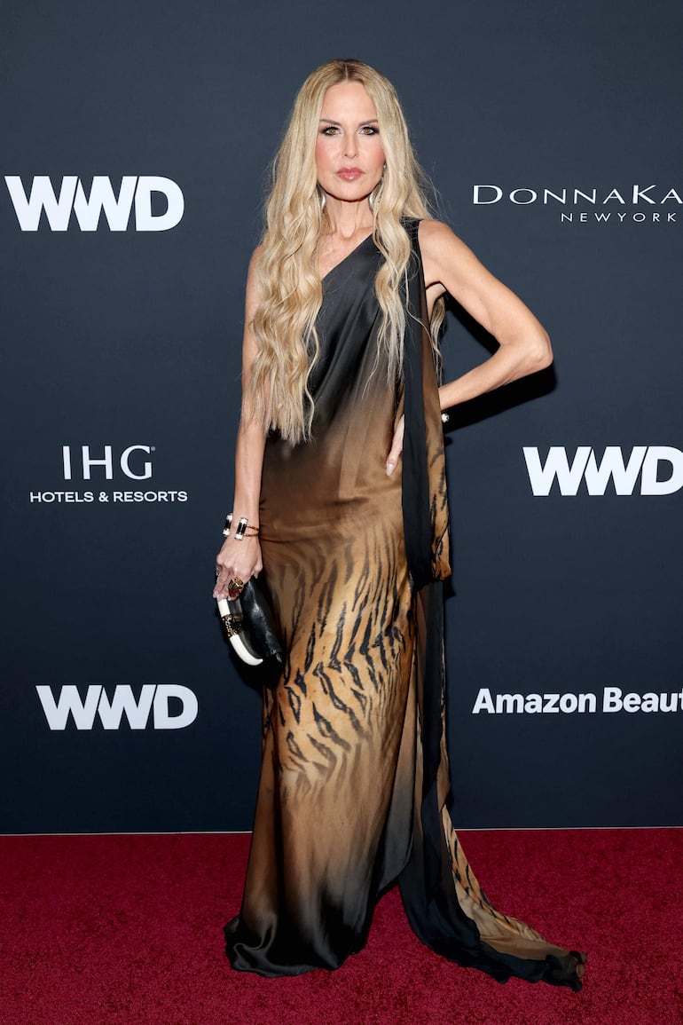 Rachel Zoe arribó así de divina a los WWD Style Awards en Santa Mónica, California. (Amy Sussman/Getty Images/AFP)
