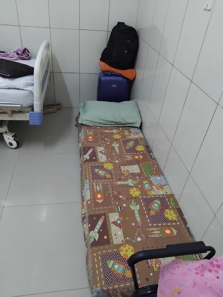 Habitación donde fue trasladado el agente herido en Lusipar.