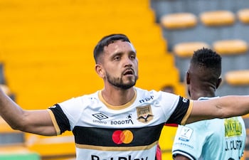 El paraguayo Diego Duarte (24 años) marcó para el Internacional de Bogotá.