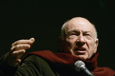Edgar Morin en 2007 en México. Foto: Ronaldo Schemidt.