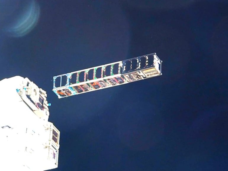 El momento de la puesta en órbita del Guaranisat-1.