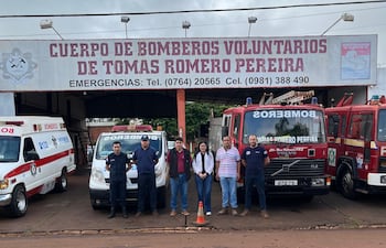 Bomberos Voluntarios de Tomás Romero Pereira.