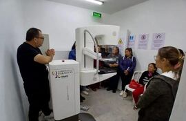 El servicio de mamografía en el Hospital Básico de Arroyos y Esteros.