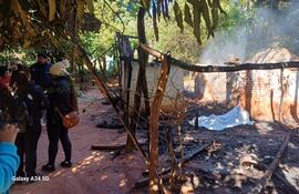 Tras incendio de vivienda, Lino Valdez Riquelme (61), murió calcinado.