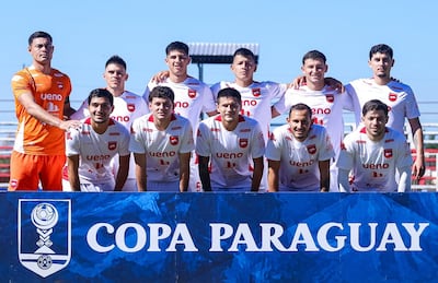 Formación de Paraguarí Atlético Club, en su debut en la Copa Paraguay.
