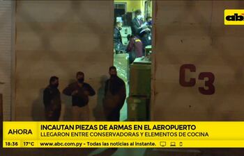 Encuentran piezas de armas en el aeropuerto Silvio Pettirossi