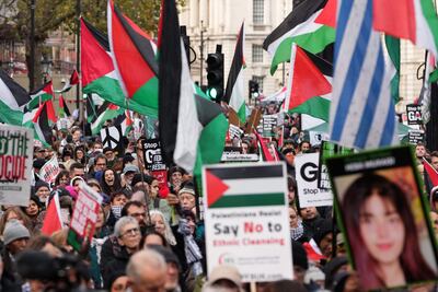 Miles se manifiestan en Londres contra “apartheid” en Israel