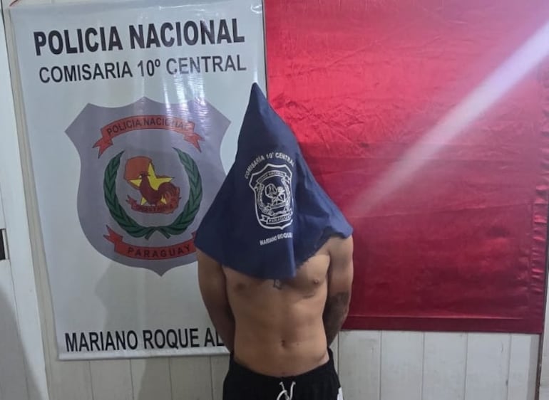 Discusión familiar terminó con disparos al aire y una aprehensión en Mariano Roque Alonso