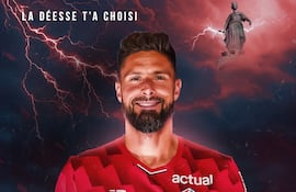 De esta forma, Lille presentó a Olivier Jonathan Giroud (38 años), quien regresa al fútbol de su país natal.