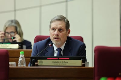 Natalicio Chase (ANR, HC). Foto. Prensa Senado.