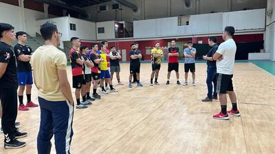 La preselección masculina trabaja con miras al repechaje.