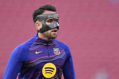 El defensor Eric García fue "abrochado" por el Barcelona.