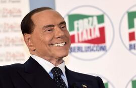 Silvio Berlusconi, ex primer ministro de Italia y líder de Forza Italia.