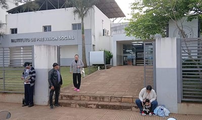Acceso al Hospital Regional de IPS de Pedro Juan Caballero.