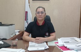 La Fiscal Mirna Rodríguez, quien lleva la investigación de la causa.