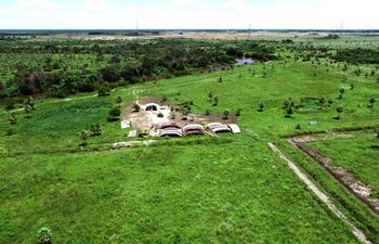 Vista del lote de origen municipal ubicado a orillas del río Confuso y que terminó en manos de “Bachi” y su pareja sentimental.