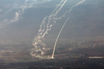 El sistema de defensa aérea israelí Cúpula de Hierro en acción. (Archivo)