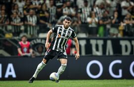 El paraguayo Junior Alonso, futbolista de Atlético Mineiro.