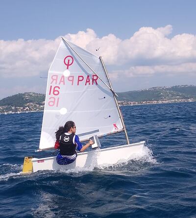 La paraguaya Elisa Núñez (14 años), presente en el Mundial.