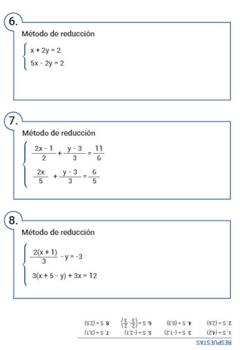 Sistemas de dos ecuaciones lineales con dos incógnitas (Parte 2)