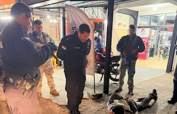 El detenido Wilson Antonio Quiñónez Fernández (30), domiciliado en el barrio La Fortuna de esta ciudad.