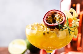 Cóctel mburukuja colada.