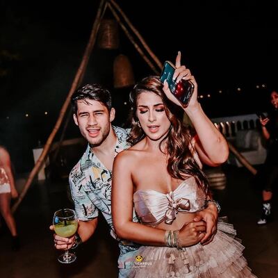 Tito Torres recordó con esta postal a Vita Aranda el día de su cumpleaños.