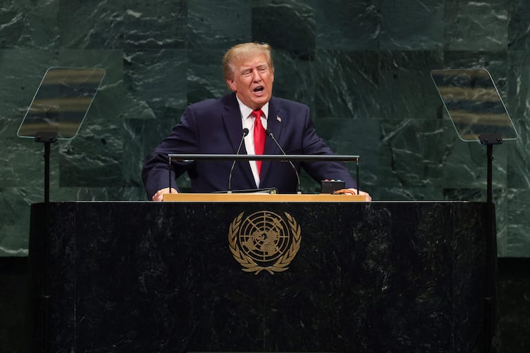 Donald Trump, presidente de los Estados Unidos.